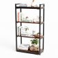 Kệ sách 4 tầng 60x30x120cm gỗ cao su lắp ráp KS68313