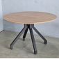 Bàn ăn tròn VEXA 120cm gỗ plywood chân sắt BA68228