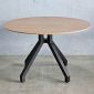 Bàn ăn tròn VEXA 120cm gỗ plywood chân sắt BA68228