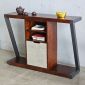 Bàn Console 120x30x85cm gỗ cao su chân chữ Z CST097