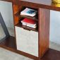 Bàn Console 120x30x85cm gỗ cao su chân chữ Z CST097