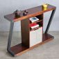 Bàn Console 120x30x85cm gỗ cao su chân chữ Z CST097