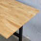 Bàn đào tạo mặt gấp 140x60cm gỗ cao su SPD68244