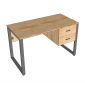 Bàn giáo viên 120x60cm gỗ cao su chân sắt BGV002