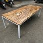 Bàn chữ nhật 240x100cm gỗ tràm chân sắt hệ UConcept HBUC064