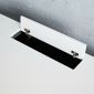 Bàn làm việc có hộp điện 180x90cm gỗ cao su hệ Rectang HBRT108