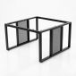 Chân sắt lắp ráp cho bàn 120x120cm sơn tĩnh điện HCRT039