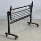 Chân bàn đào tạo gấp gọn 120x60cm có bánh xe di động HCMS008