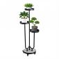 Giá để cây cảnh TRILO 3 tầng có bánh xe di động KTB68211