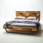 Giường ngủ đôi gỗ khung sắt GN68045