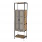 Kệ trang trí tủ kính LEKO 60x40x200cm gỗ cao su KTB68214
