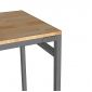 Kệ treo quần áo có ngăn tủ 80x50x200cm gỗ cao su TQA68062