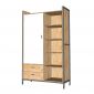 Tủ quần áo KADO 120x50x200cm gỗ cao su TQA68060