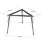 Bàn tam giác BENTO 120cm gỗ plywood chân sắt hệ CONE HBCO071