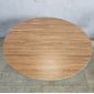 Bàn ăn tròn 120x120cm gỗ plywood chân sắt BA68231
