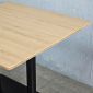 Bàn ăn vuông MEKO 95x95cm gỗ plywood chân sắt BA68233
