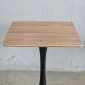 Bàn cafe vuông 60x60cm gỗ plywood chân sắt Tolix CFD68254