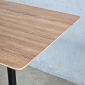 Bàn cafe vuông 60x60cm gỗ plywood chân sắt Tolix CFD68254