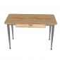 Bàn làm việc RONA 120x60cm gỗ cao su chân sắt CONE II BD68151