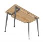 Bàn làm việc RONA 120x60cm gỗ cao su chân sắt CONE II BD68151