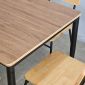 Combo bàn ăn vuông 80x80cm và 4 ghế ăn BBA182