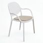 Ghế PORA nhựa đúc lưng tựa có nệm ST3061A
