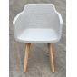 Ghế AIRO nhựa đúc lưng lựa có nệm ST3062B