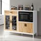 Kệ tủ bếp đa năng KALA 120x40x95cm gỗ cao su KB68063