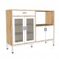 Kệ tủ bếp đa năng KALA 120x40x95cm gỗ cao su KB68063