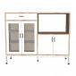 Kệ tủ bếp đa năng KALA 120x40x95cm gỗ cao su KB68063