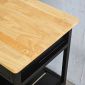 Kệ bếp di động PAXO 105x45x95 gỗ cao su KB68065