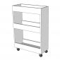 Kệ gia vị di động ROLA 60x25x80cm gỗ cao su KB68064