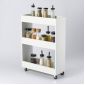 Kệ gia vị di động ROLA 60x25x80cm gỗ cao su KB68064