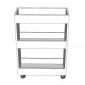 Kệ gia vị di động ROLA 60x25x80cm gỗ cao su KB68064