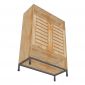 Tủ giày KADO 80x35x120cm gỗ cao su KG68089