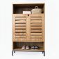 Tủ giày KADO 80x35x120cm gỗ cao su KG68089