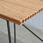 Bàn ăn ngoài trời 180x80cm gỗ nhựa BNT007