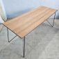 Bàn ăn ngoài trời 180x80cm gỗ nhựa BNT007