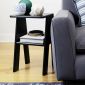 Bàn bên sofa LEXU 30x30x50cm gỗ cao su SST045