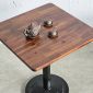 Combo bàn cafe vuông 70x70cm và 2 ghế lưng tựa CBCF330