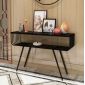 Bàn console 120x30x85cm mặt đá ceramic chân sắt CST106