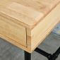 Bàn chân ống nước sắt RONEX 120x60x75cm gỗ cao su BD68153