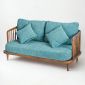 Ghế sofa băng Fly II 160x70x85cm khung gỗ Ash nệm vải SFB68094