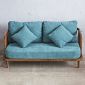 Ghế sofa băng Fly II 160x70x85cm khung gỗ Ash nệm vải SFB68094