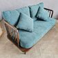 Ghế sofa băng Fly II 160x70x85cm khung gỗ Ash nệm vải SFB68094
