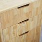 Kệ di động 90x40x60cm gỗ cao su KMI68008