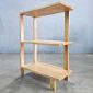 Kệ góc tường 60x30x83cm gỗ cao su KGT68041