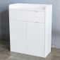 Tủ giày có hộc kéo 80x35x110cm gỗ cao su KG68091