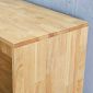 Tủ hồ sơ cửa trượt 120x40x172cm gỗ cao su THS68083