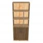 Tủ hồ sơ 80x40x200cm gỗ THS68081